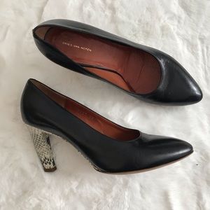 Dries Van Noten Python heels